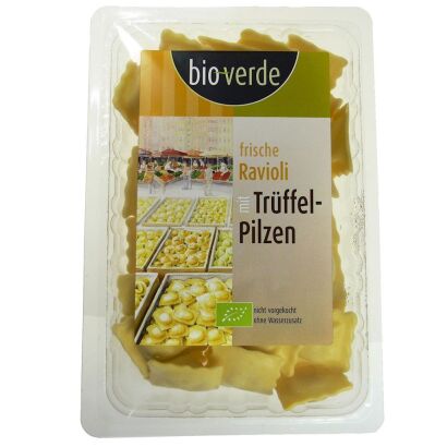 RAVIOLI ŚWIEŻE Z TRUFLAMI BIO 250 g - BIO-VERDE