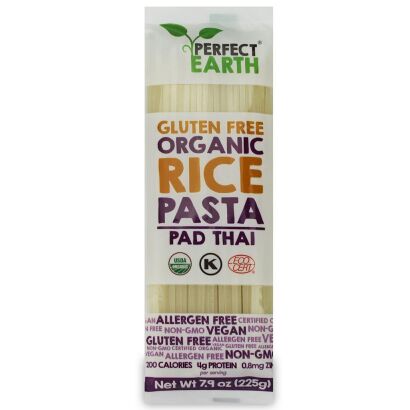 MAKARON (TYPU NOODLE Z RYŻU BIAŁEGO) BEZGLUTENOWY BIO 225 g - PERFECT EARTH