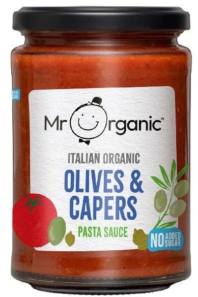 Sos do makaronu z oliwkami i kaparami bez dodatku cukru BIO 350 g