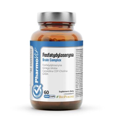 Fosfatydyloseryna Brain Complex 60 kaps Clean Label Pharmovit