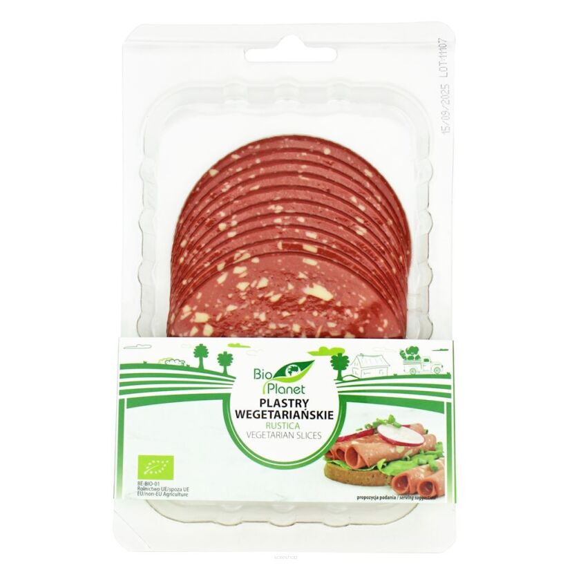 PLASTRY WEGETARIAŃSKIE RUSTICA BIO 100 g - BIO PLANET