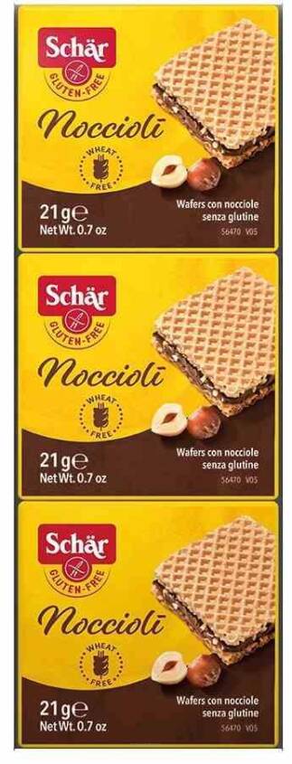 Noccioli- wafelki orzechowe BEZGL. 63 g