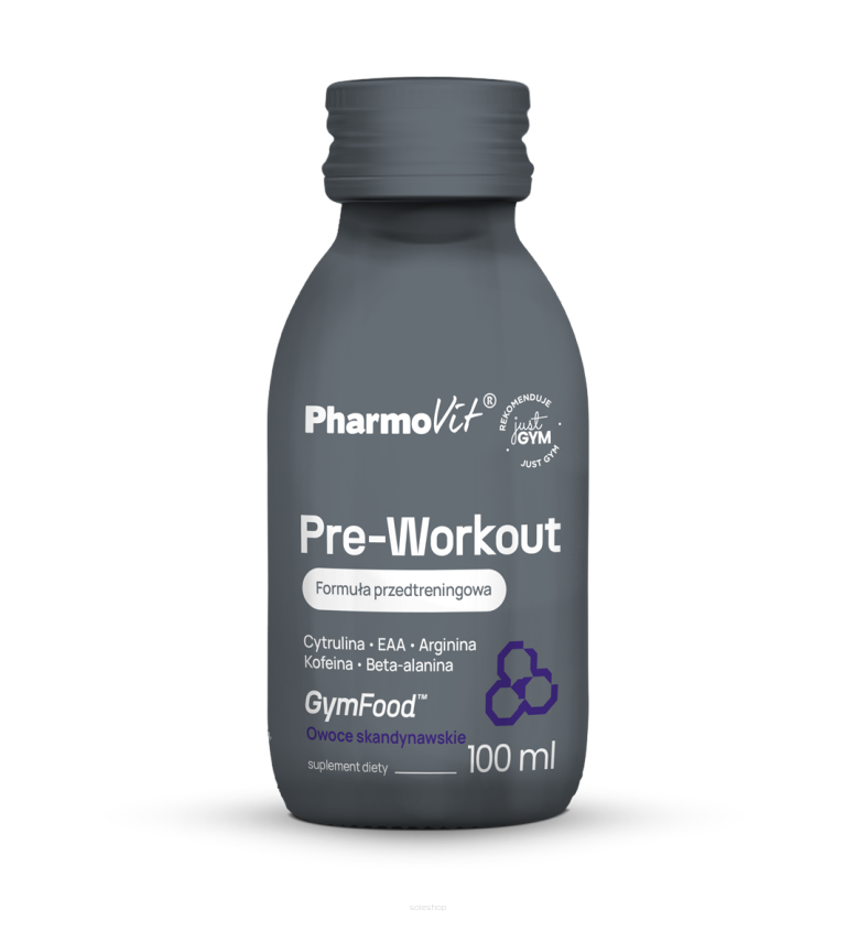 Pre-Workout Formuła przedtreningowa (owoce skandynawskie) 100 ml | GymFood Pharmovit
