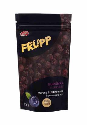 Frupp owoce liofilizowane BORÓWKA 15 g - Celiko