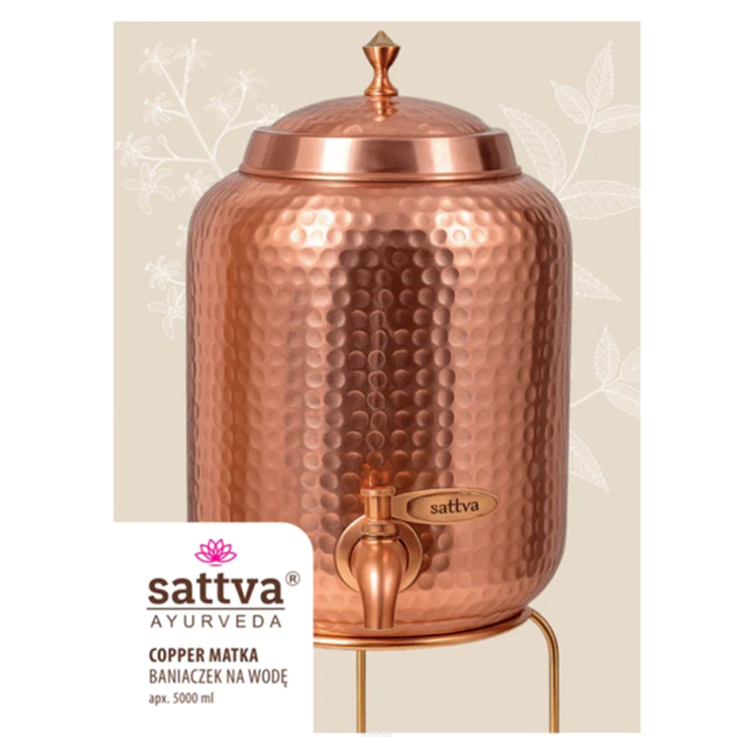MIEDZIANY BANIACZEK NA WODĘ 5 L - SATTVA (AYURVEDA)