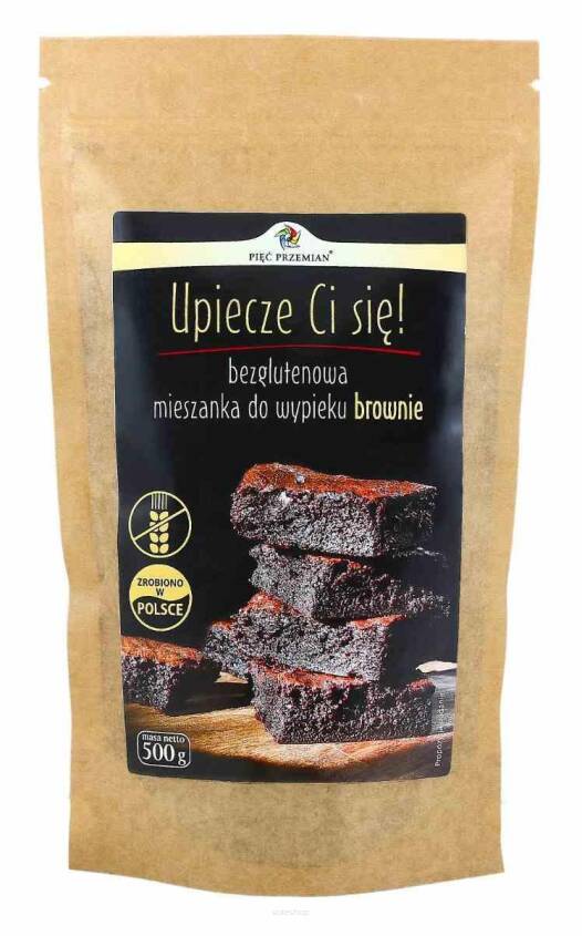 Mieszanka na brownie bezglutenowe 500 g - Pięć Przemian