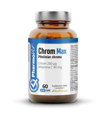 Chrom Max 200 µg 60 kaps Vcaps® | Clean Label