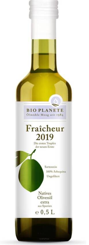 OLIWA Z OLIWEK EXTRA VIRGIN FRAICHEUR BIO 500 ml - BIO PLANETE (PRODUKT SEZONOWY)