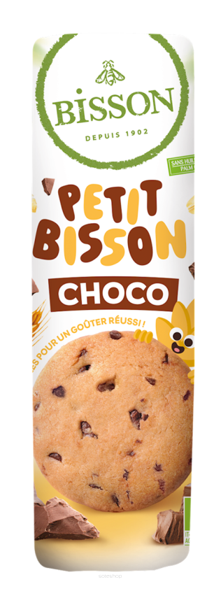CIASTKA ORKISZOWE Z CZEKOLADĄ BIO 250 g - BISSON