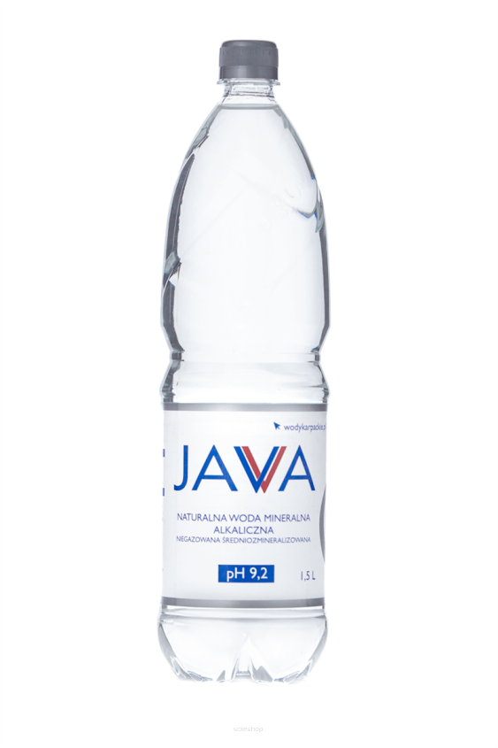 NATURALNA WODA MINERALNA ALKALICZNA NIEGAZOWANA 1,5 L - JAVA