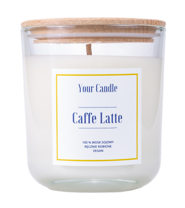ŚWIECA SOJOWA CAFFE LATTE 210 ml - YOUR CANDLE