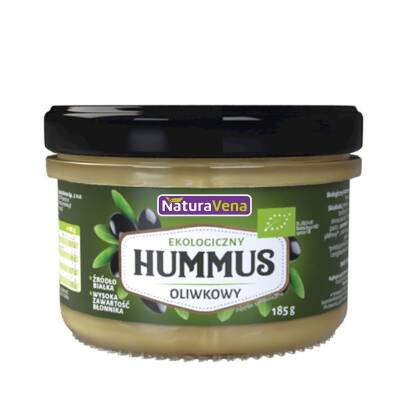 HUMMUS OLIWKOWY BIO 185 g - NATURAVENA