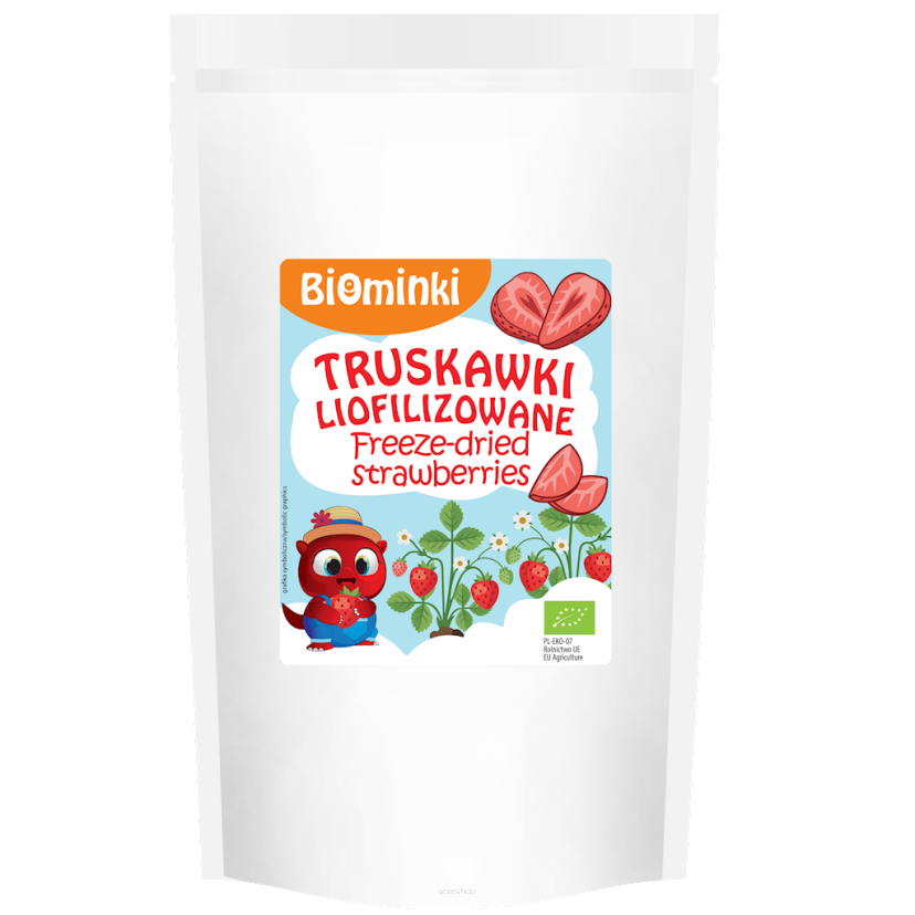 TRUSKAWKI LIOFILIZOWANE  BIO 30 g - BIOMINKI