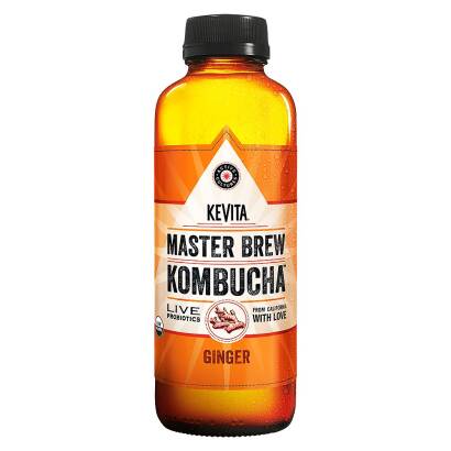 Naturalna niepasteryzowana Kombucha o smaku imbirowym BIO - KEVITA