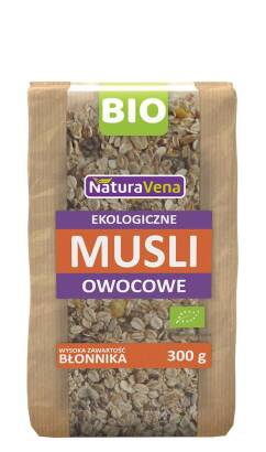 MUSLI OWOCOWE BIO 300 g - NATURAVENA