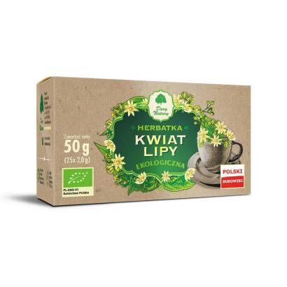 HERBATKA Z KWIATU LIPY BIO (25 x 2 g) 50 g - DARY NATURY