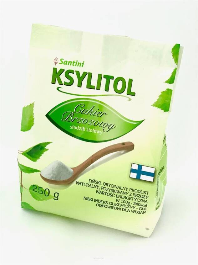 KSYLITOL 250 g (TOREBKA) - SANTINI (FINLANDIA)