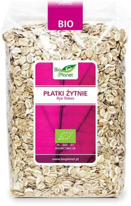 PŁATKI ŻYTNIE BIO 600 g - BIO PLANET