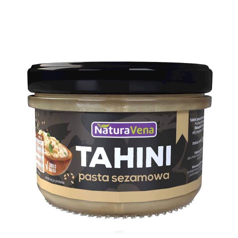 TAHINI PASTA SEZAMOWA 185 g - NATURAVENA