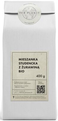 MIESZANKA STUDENCKA Z ŻURAWINĄ BIO 400 g - THE PLANET