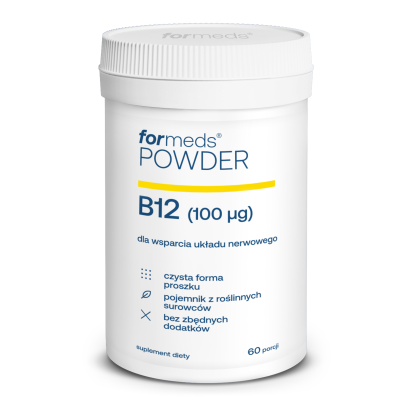 Witamina B12 Powder 60 porcj 40,2g proszek - formeds