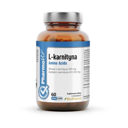 L-karnityna 60 kaps | Clean Label Pharmovit