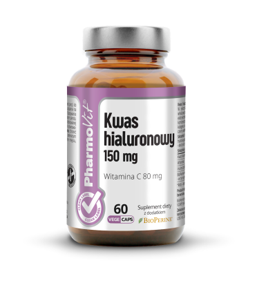 KWAS HIALURONOWY BEZGLUTENOWY 60 KAPSUŁEK 33,78 g - PHARMOVIT (CLEAN LABEL)