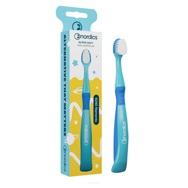 SZCZOTECZKA DO ZĘBÓW DLA DZIECI 9240 SUPER MIĘKKA NIEBIESKA SYRENKA - NORDICS