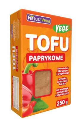 TOFU KOSTKA PAPRYKOWE 250 g - NATURAVENA