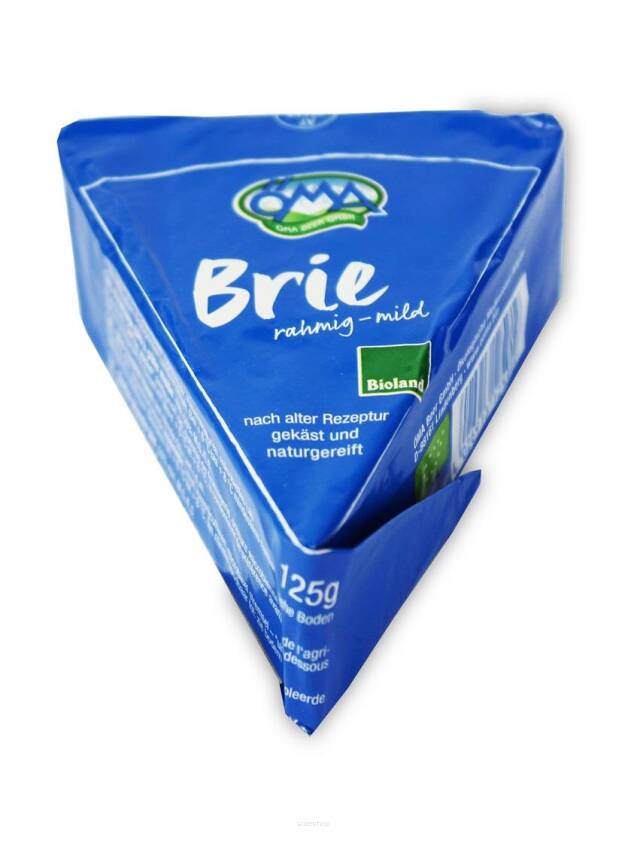 SER BRIE BIO (50 % TŁUSZCZU W SUCHEJ MASIE) 125 g - OMA