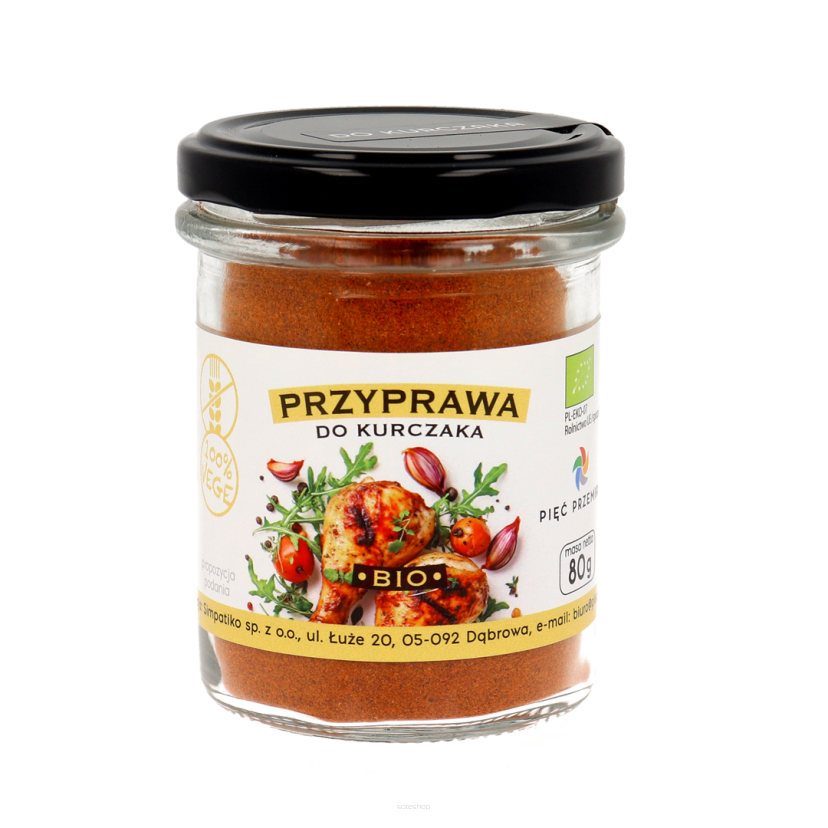 Przyprawa do kurczaka BIO 80 g - Pięć Przemian