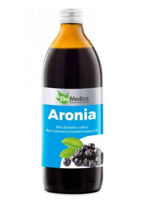 Aronia, sok z aronii 100% 500 ml - EkaMedica