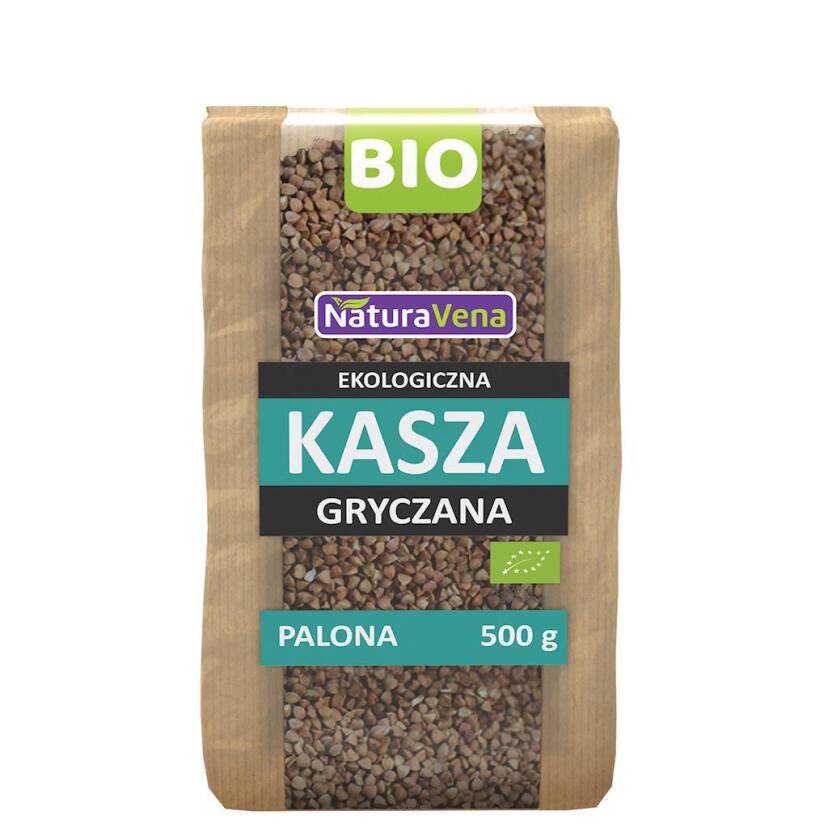 KASZA GRYCZANA PALONA BIO 500 g - NATURAVENA