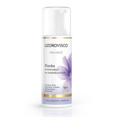 PIANA DO TWARZY OCZYSZCZAJĄCA NA NIEDOSKONAŁOŚCI 150 ml - UZDROVISCO (BALANCE)