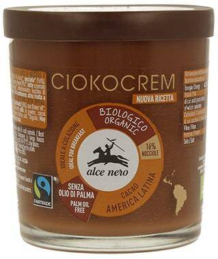 KREM ORZECHOWO - CZEKOLADOWY FAIR TRADE BIO 180 g - ALCE NERO