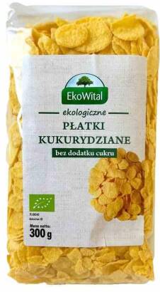 Płatki kukurydziane bez dodatku cukru BIO 300 g