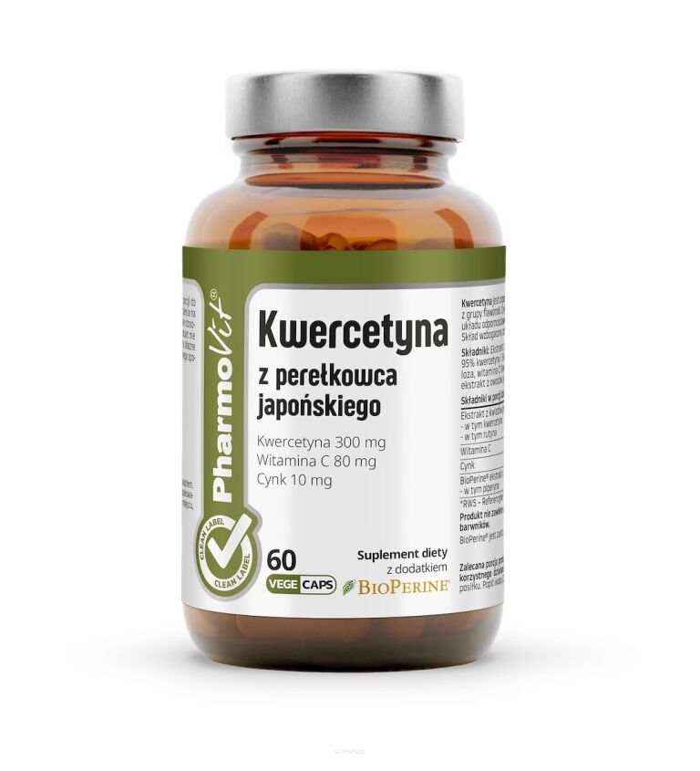 Kwercetyna z perełkowca japońskiego 60 kaps | Clean Label Pharmovit