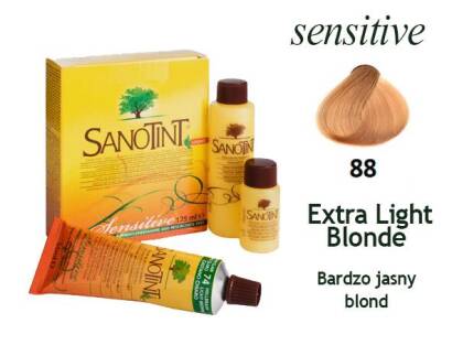 NATURALNA FARBA SANOTINT LIGHT SENSITIVE NR 88 Extra Light Blonde (bardzo jasny blond)