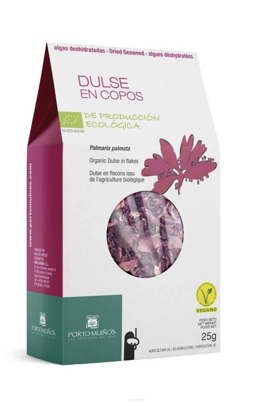 ALGI MORSKIE SUSZONE - DULSE BIO 25 g - PORTO MUINOS