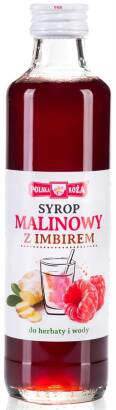 SYROP MALINOWY Z IMBIREM 250 ml - POLSKA RÓŻA