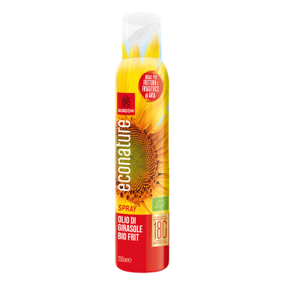 OLEJ SŁONECZNIKOWY (SPRAY) DO GOTOWANIA I SMAŻENIA BIO 250 ml - BORDONI (ECONATURE)