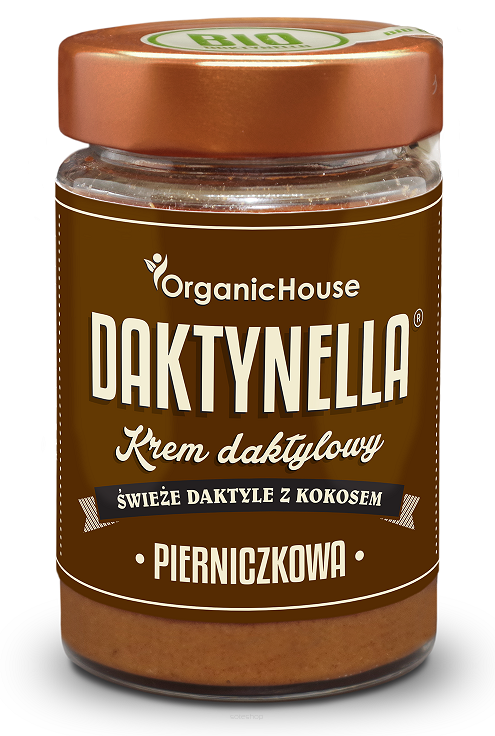 KREM KOKOSOWO - DAKTYLOWY PIERNICZKOWY BEZGLUTENOWY BIO 190 g - ORGANIC HOUSE (DAKTYNELLA)