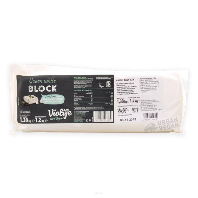 Wegański Ser typu feta blok 1,2kg - Violife