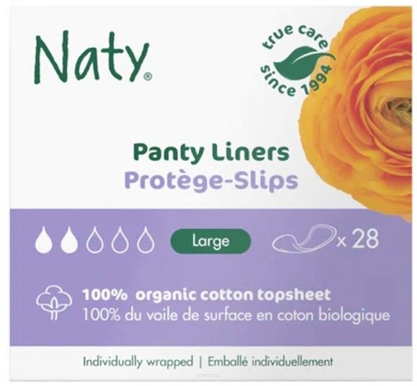 Ekologiczne wkladki higieniczne, Large, 28 szt