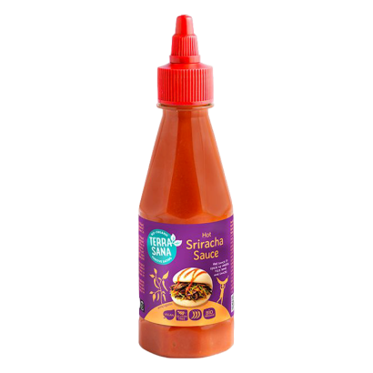 SOS Z OSTREJ PAPRYKI CHILI SRIRACHA BEZGLUTENOWY BIO 250 g - TERRASANA
