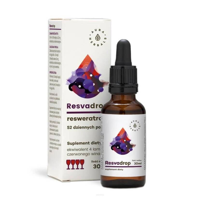 Resvadrop - Resweratrol -  krople (30ml)