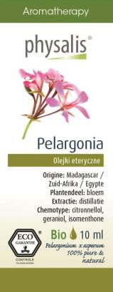 OLEJEK ETERYCZNY PELARGONIA (GERANIUM) ECO 10 ml - PHYSALIS