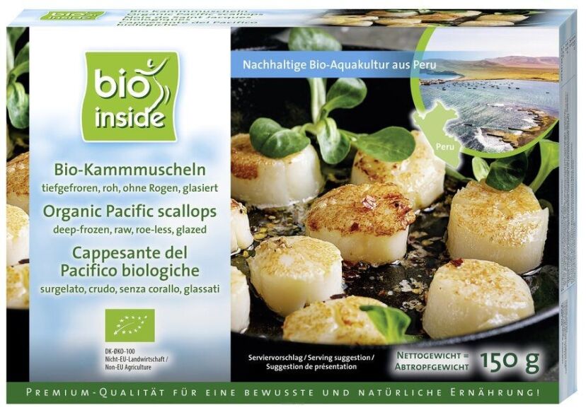 PRZEGRZEBKI PERUWIAŃSKIE MROŻONE BIO 150 g - BIO INSIDE