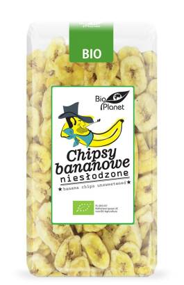 CHIPSY BANANOWE NIESŁODZONE BIO 350 g - BIO PLANET