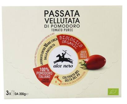 SOS POMIDOROWY PASSATA BIO (3 x 200 g) 600 g - ALCE NERO